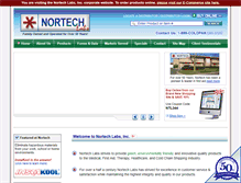 Tablet Screenshot of nortechlabs.com